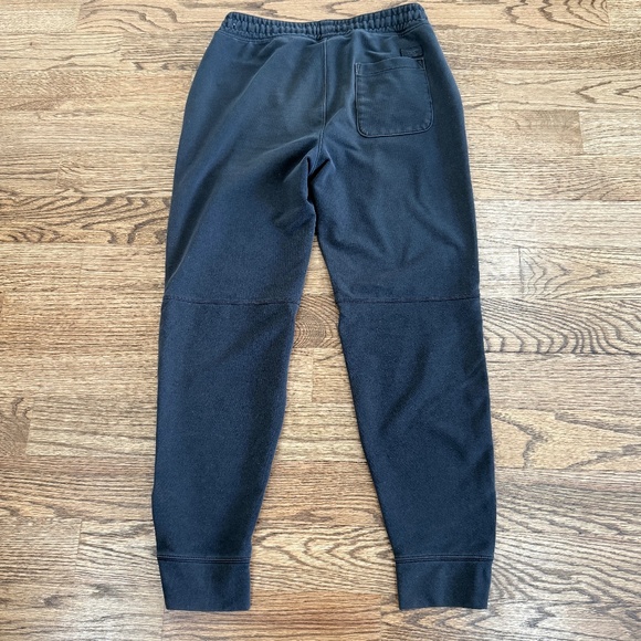 Vintage Abercrombie & Fitch Y2K Black Fleece Joggers Men's Small Drawstring - Picture 2 of 10